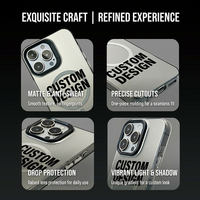 Coque de téléphone personnalisée, motif DIY, prix d'usine en gros, coque de protection mobile colorée électro-plaquée antichoc