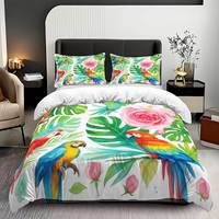 Nouveau Design ensemble de literie imprimé 1.1kg 203x229cm 3pcs - 1pcs housse de couette, 2pcs taie d'oreiller ensemble de draps ensemble de housse de couette d'hôtel