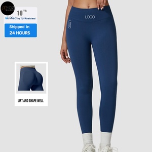 High-Waisted Women's Butt-Lifting Seamless for Impact Yoga <strong>Leggings</strong> Hot 3-Way Tummy Control Fitness Pants - Product Image 2