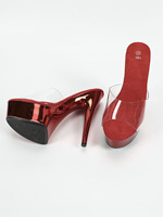 Chaussures d'été tendance, talons hauts de 15 cm, chaussures de pole dance, sandales à plateforme électro-plaquées, sandales sexy pour femmes, pour les boîtes de nuit
