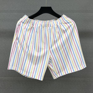 Short de sport d'été de créateur Fabricant de short de basket rayé personnalisé Short de basket-ball Baggy Mesh Nylon Short de course pour hommes - Product Image 1