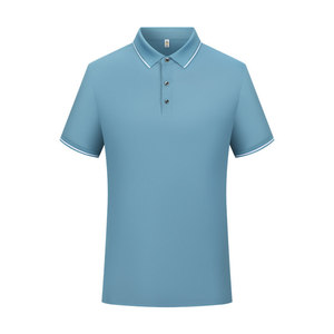 Camiseta Polo de Manga Corta, Color Sólido, Absorbente de Humedad, para Uso Diario, Ropa de Trabajo Corporativa, con Logotipo Personalizado Impreso - Product Image 3