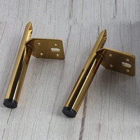 Moderne Luxus-Metallmöbelbeine, Hochbelastbare Kohlenstoffstahl-Stützfüße für Sofa, TV-Ständer, Couchtisch & Nachttisch, Maßgefertigte Hardware
