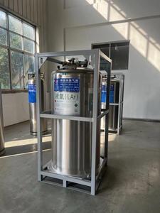 Op Maat Gemaakte Horizontale Drukvat Cryogene Opslag Vloeibare Zuurstof/Stikstof Vloeibaar Kooldioxide Apparatuur Dewar Fles - Product Image 6