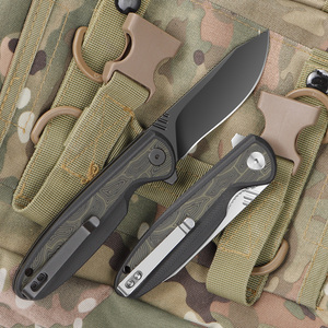 Dao gấp đa năng ngoài trời OEM, thép không gỉ D2, cán G10, dùng cho sinh tồn, EDC, cắm trại, tự chế - Product Image 5