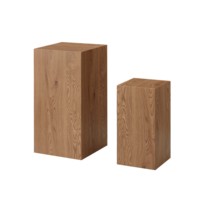 Table basse en bois MDF antique moderne et industrielle avec papier autocollant 3D pour bureau à domicile, hôtel
