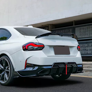 Splitter laterali paraurti posteriore stile VTEN per <span class=keywords><strong>BMW</strong></span> serie 2 <span class=keywords><strong>G42</strong></span> 2022 + materiale ABS alette posteriori lucide splitter neri parti auto - Product Image 5