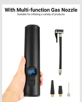 Nouvelle pompe à air numérique sans fil 12V 150PSI avec lumière LED d'urgence portable pour gonflage de pneus de voiture et de vélo