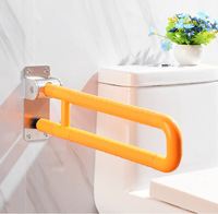 Salle de bain Handicap barre d'appui Toilette Escalier Hôpital Main courante Coudée Acier Inoxydable ABS Nylon Accoudoir pour Handicap Monté Mural