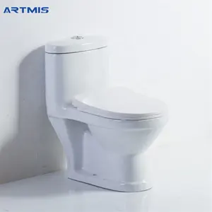 Hot selling porcelain toilet floor mounted s-trap children toilet bowl bathroom one piece toilet for kid