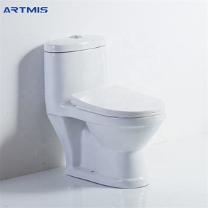 Vente chaude toilette en porcelaine montée au sol s-trap enfants cuvette de toilette salle de bain une pièce toilette pour enfant - Product Image 1