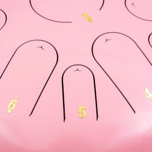 Tambour à langue en acier de haute qualité de 14 pouces, 15 tons, gamme complète, Lotus Drum, instrument de percussion éducatif pour l'éveil musical - Product Image 3