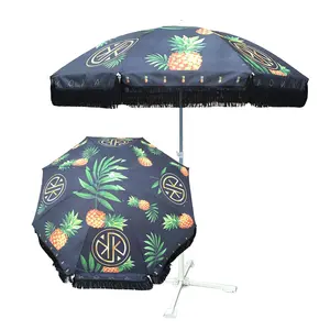 Parapluie de plage pour le Sport avec pompon, impression de Logo, bon marché, 2020