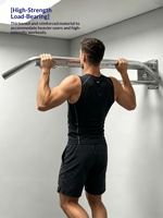 Barre de traction horizontale multi-positions extensible en acier inoxydable 304, fixation murale simple, équipement de fitness à domicile