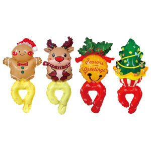 नए क्रिसमस ब्रेसलेट बैलून सटा क्लॉस पुनर्जन्म वाली कलाई पार्टी सजावट वातावरण एल्यूमीनियम फिल्म बैलून - Product Image 2