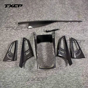 <span class=keywords><strong>Interior</strong></span> de fibra de carbono para <span class=keywords><strong>Audi</strong></span> A6L A7 A6 RS6 RS7 S6 S7 reemplazar <span class=keywords><strong>Interior</strong></span> de coche de fibra de carbono - Product Image 1