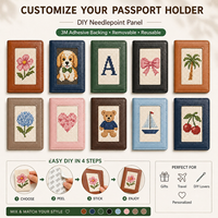 Dompet Paspor Kulit Kustom Grosir dengan Jahitan 3M, Finishing Sendiri, DIY,  Hadiah Pribadi