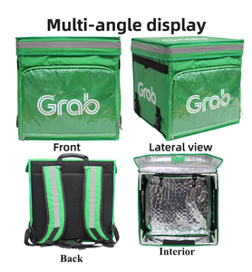 กระเป๋าเก็บความร้อนสำหรับส่งอาหารแบบมีฉนวนสำหรับไรเดอร์ ใช้สำหรับส่งอาหารแบบขายส่ง อาหารสด อาหารแพนด้า อาหารจากแกร็บ พิซซ่า ทางมอเตอร์ไซค์ - Product Image 6
