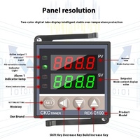Yuanhuang REX-C100 entièrement automatique Intelligent ABS régulateur de température Thermostat à affichage numérique ODM industriel