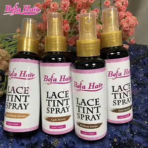 Private Label Hair Products Hair Spray Strong Hold lace tint spray 2 in 1 hair Styling Spray