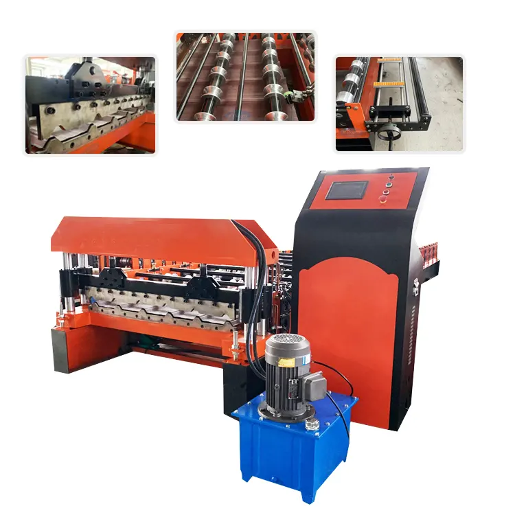 RANDRO Aluminium Roofing Panel 840 IBR Trapezoidal Iron Roofing Sheet Making Roll Forming Machine