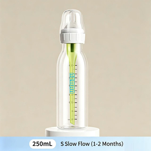 Biberón NZMAN de Silicona Natural, Libre de BPA, Anti-Cólicos, Cuello Estrecho, 8.5 Oz/250 <span class=keywords><strong>mL</strong></span>, Nivel 1, Flujo Lento - Product Image 3