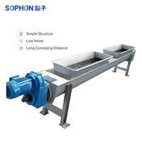 SOPHON personnalisé Flexible industriel chimique poudre Materi vis alimentation convoyeur automatique étanche en plastique chargeur de granulés