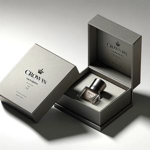 Crown Win - Juego de Perfumes Sólidos de Lujo en Caja de Regalo con Tapa Abatible, 30, 50 y 100 ml, Cajas de Papel Corrugado para Joyería y Productos de Belleza - Product Image 4