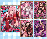 Cartes à collectionner XingChen Star-Blade Maiden en promotion, mettant en scène des personnages féminins d'anime populaires, cartes de jeu de société