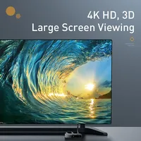 Adaptateur bidirectionnel Baseus 4KHD 2 en 1, convertisseur répartiteur 4K HD pour PS4, boîtier TV, PC, compatible HDMI
