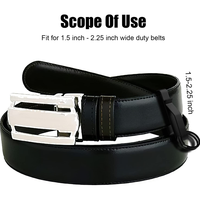Porte-clés tactique pour ceinture, en acier inoxydable, avec boucle de ceinture, porte-clés en métal, clip à clés