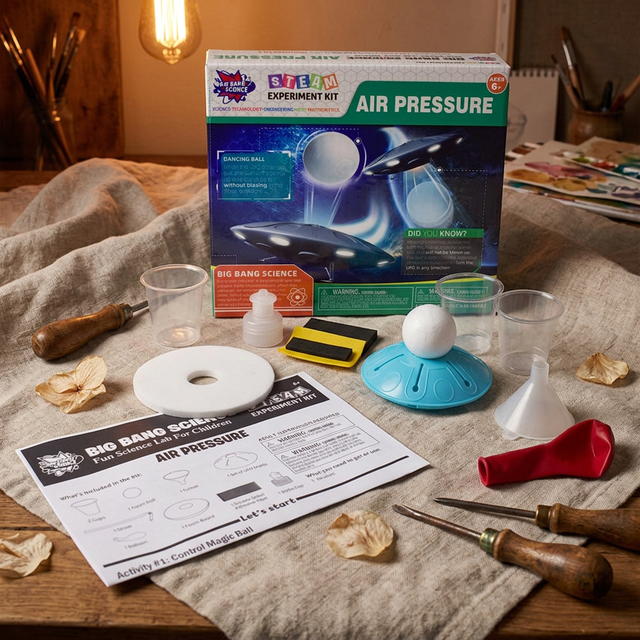 For STEM Educational Toys Magic Physics Experiment DIY Science Kit for Kids EN71/CE Certified 6+ Years