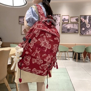 Little Bear <b>Backpack</b> 18 In Large Capacity For Female Students School Education Spring 2024 - Product Image 1