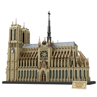 Notre-Dame de Paris (8868 pièces) – Kit d'architecture en plastique DIY, célèbres blocs de construction