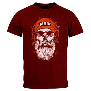 T-shirts pour hommes 100% coton, doux, à manches courtes, coupe classique, séchage rapide, respirant, décontracté, athlétique, fitness, sport, course à pied, quotidien - Product Image 1