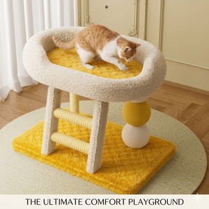 Struttura per Arrampicata per Gatti - Combinazione di Giocattolo, Tiragraffi e Dispositivo di Relax per la Casa - Product Image 6