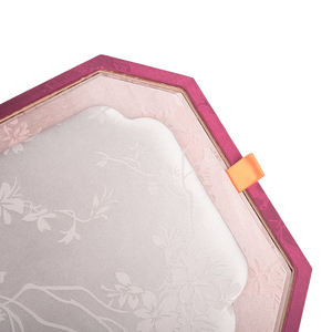 Cercueil impérial en pierres précieuses |   Plateau de présentation en tissu de soie style palais pour bijoux, bagues, bracelets, rangement et présentation ChenLu CL-6046 - Product Image 5