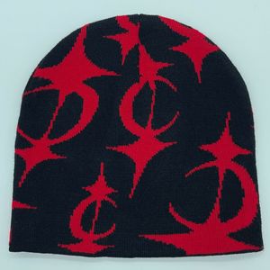 Hip Hop europeo e americano Y2K di vendita calda più recente stile di strada <span class=keywords><strong>Beanie</strong></span> per le donne all'aperto Senior senza allattamenti freddo cappello a maglia - Product Image 3
