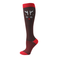 Chaussettes de compression épaisses pour l'extérieur unisexes personnalisées pour mi-mollet Dropshipping