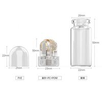Hydra 64 20 aiguilles CE 0.25mm 0.5mm 1.0mm Micro-aiguilles en titane Derma Stamp Tube de gel pour la peau