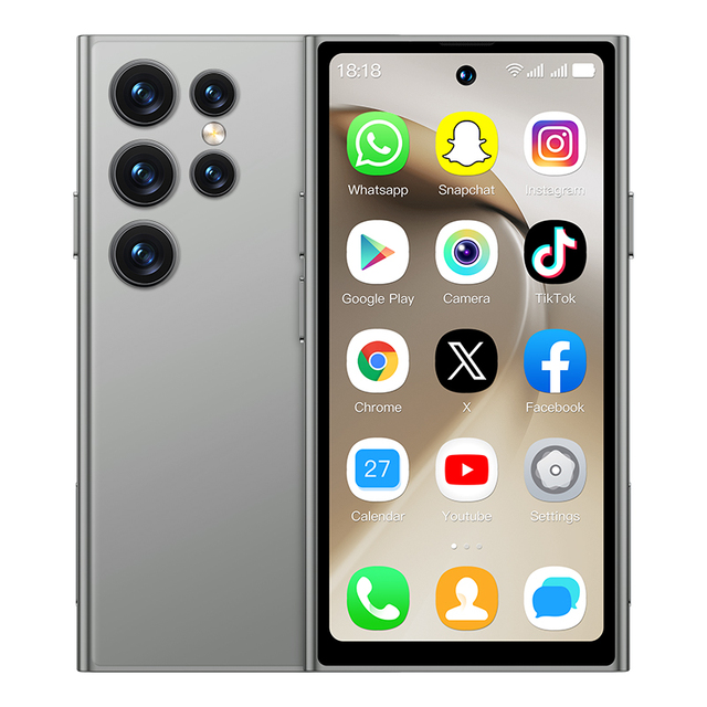 New ONEMYTH S26 Pro Mini Smartphone 4G Network 4.0 Inch Full Screen 2000Mah 2GB+16GB Android 12 Play Store Small Mobile