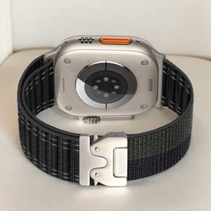 Nuovo Design oceano grano ondulato <span class=keywords><strong>cinturino</strong></span> per <span class=keywords><strong>Apple</strong></span> <span class=keywords><strong>Watch</strong></span> con fibbia orologio paracadute per <span class=keywords><strong>Apple</strong></span> <span class=keywords><strong>Watch</strong></span> <span class=keywords><strong>ultra</strong></span> <span class=keywords><strong>cinturino</strong></span> - Product Image 5