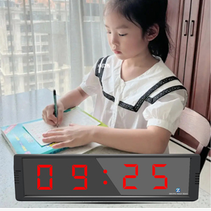 Zhong Xiao Xiao Mini 1インチ4桁<span class=keywords><strong>LED</strong></span>デジタルタイマー屋内壁取り付けカウントダウン多機能アルミ合金タイマー - Product Image 4