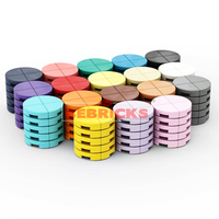 BEBRICKS Série de pièces de construction 25269 Tuile ronde 1x1 Quarter Blocs de construction jouet Star Bricks pièce Wars set pour enfants cadeau