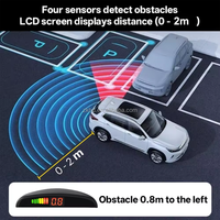 Prix d'usine, vente chaude : Radar de recul LED 12V pour voiture avec fonction d'alerte sonore et indication précise de la distance