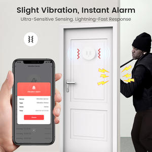 Détecteur de mouvement intelligent autocollant Zigbee à détection de vibrations CGQ002 W ZIG, déclencheur interne, origine Shenzhen - Product Image 4