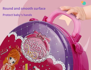 Newest Hot Selling Children Pretend Play Beauty Dressing Dress-up Cosmetics Kit Girl Makeup,Kids Makeup,Make up <b>Table</b> for Kids - Product Image 2