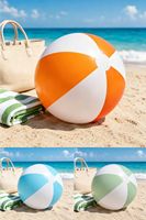 Ballon de plage gonflable en PVC vinyle durable de haute qualité, imprimé avec logo personnalisé, taille spécifique, pour promotion, éducation et assurance