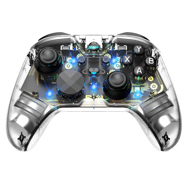 G6 PRO Wireless ABS Gaming Controller Carbon-Film Joysticks Hall-Effect Triggers Supports for IOS Android PC Via for