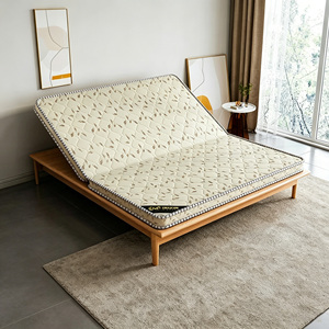 Colchón Plegable de Látex y Fibra de Coco, <span class=keywords><strong>Cama</strong></span> Portátil para Suelo, Transpirable, Impermeable, Ecológico, Antiácaros, para Hospital y Dormitorio - Product Image 1